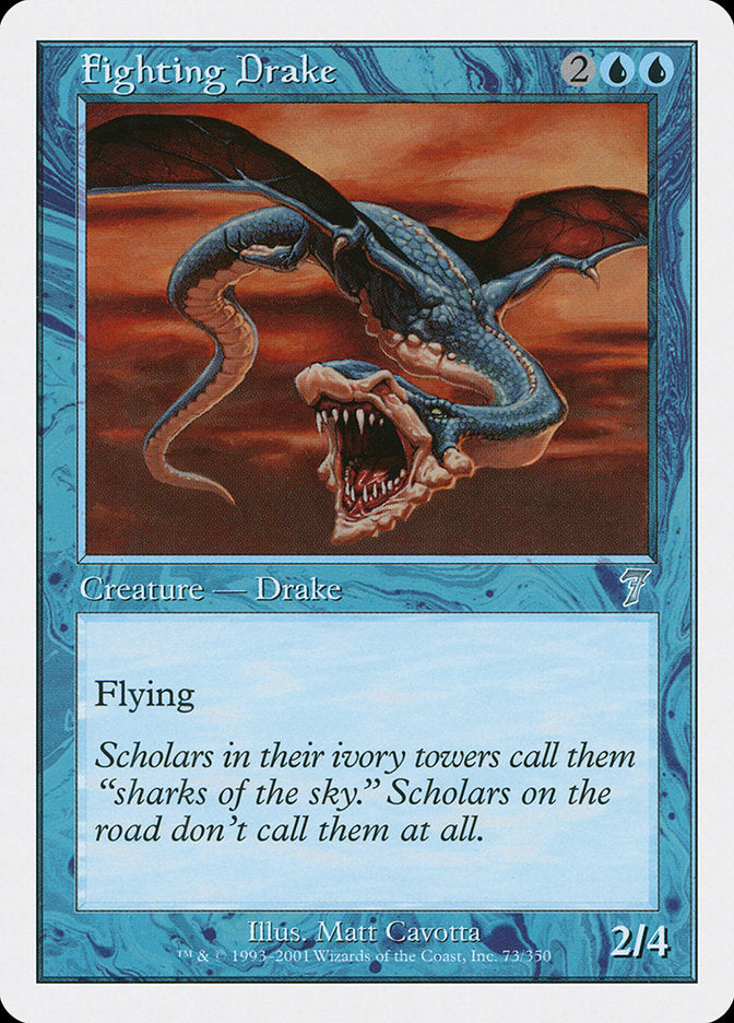 Fighting Drake - [Foil] Seventh Edition (7ED)