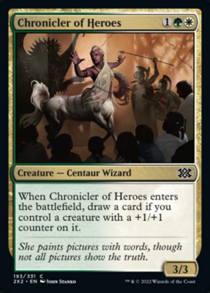 Chronicler of Heroes - [Foil] Double Masters 2022 (2X2)