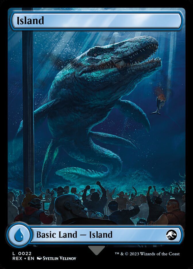 Island // Island (22) - [Foil, Full Art] Jurassic World Collection (REX)