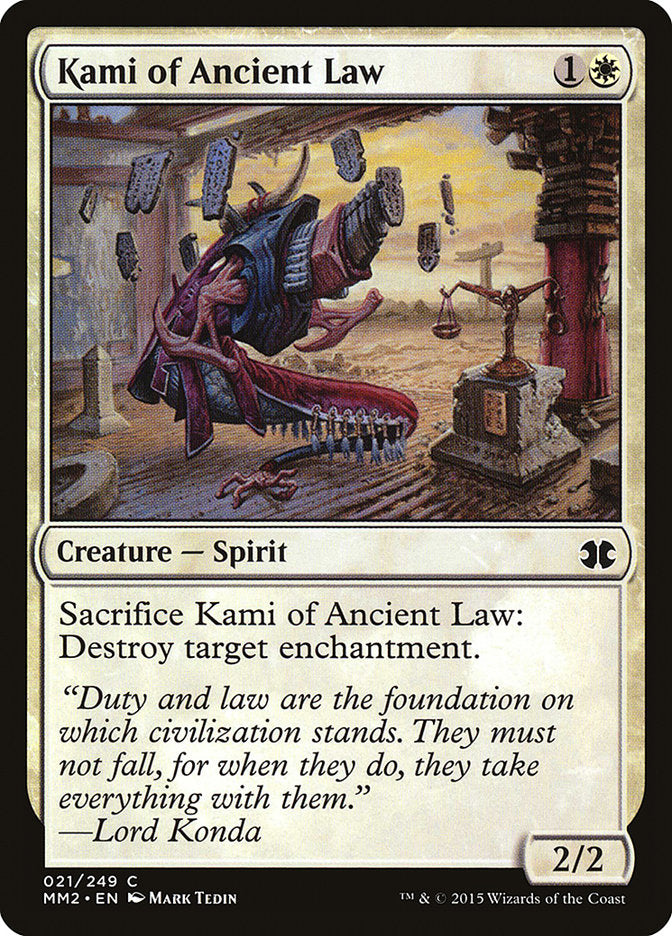 Kami of Ancient Law - Modern Masters 2015 (MM2)