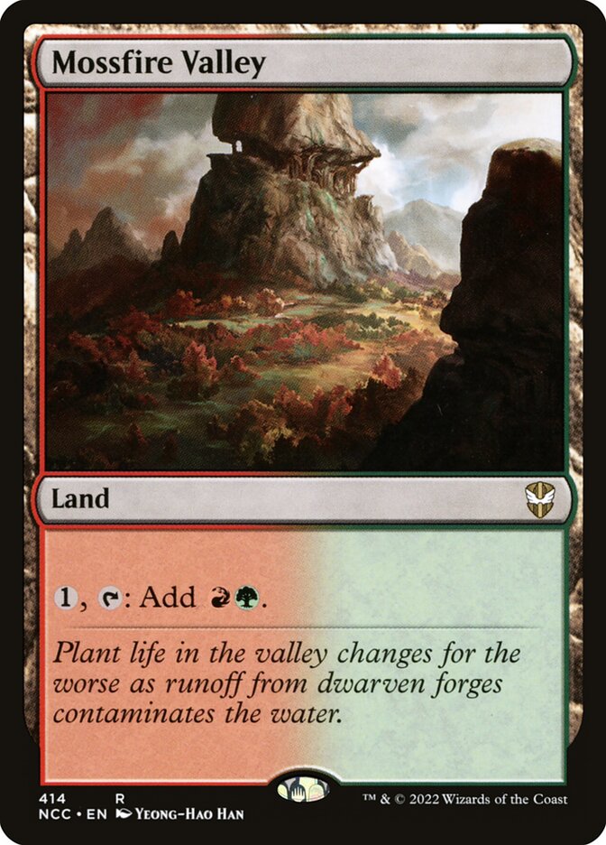 Mossfire Valley - [Foil] New Capenna Commander (NCC)
