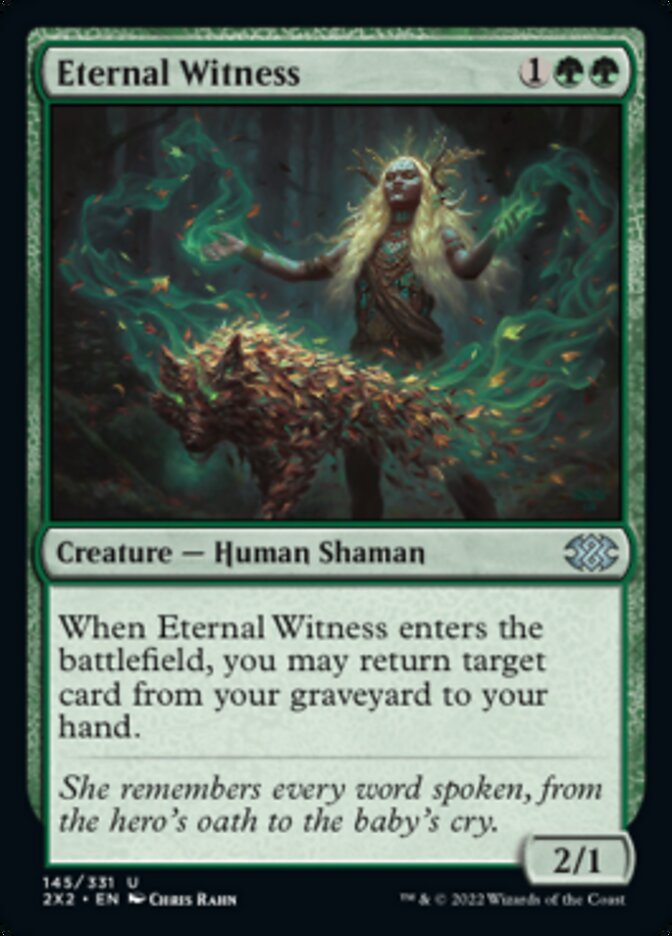 Eternal Witness - [Foil] Double Masters 2022 (2X2)