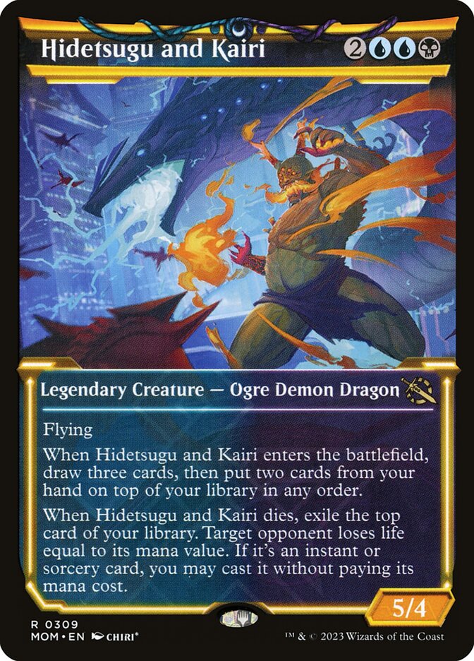 Hidetsugu and Kairi - [Foil, Showcase] March of the Machine (MOM)