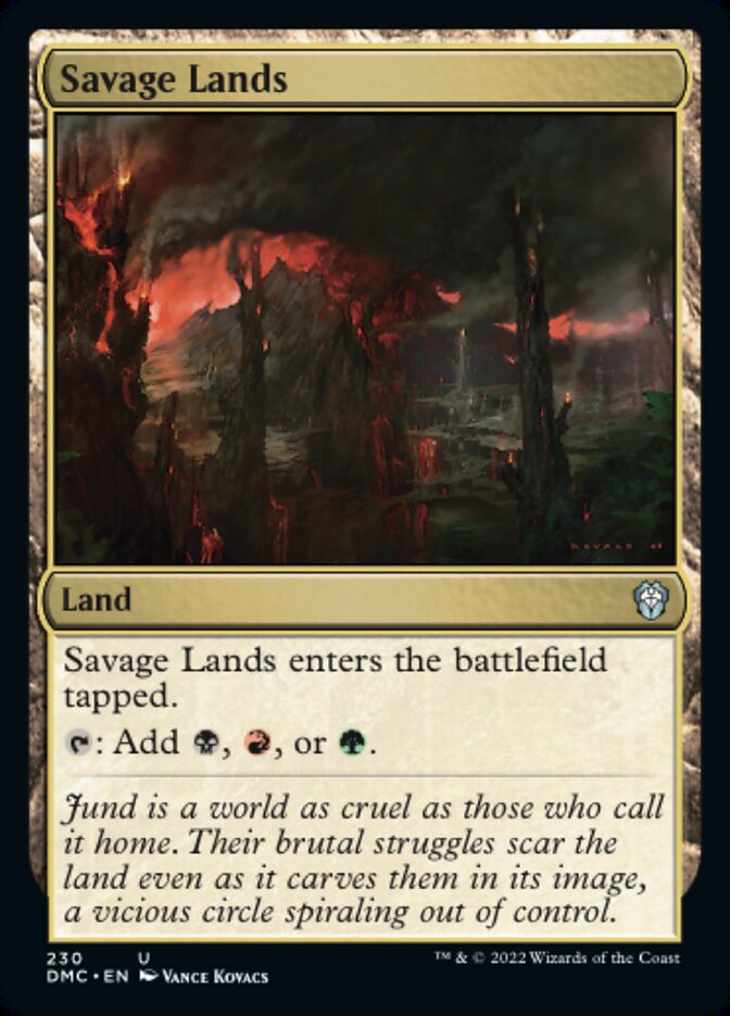 Savage Lands - Dominaria United Commander (DMC)