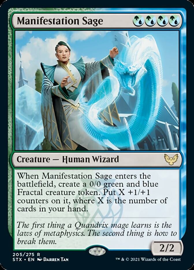 Manifestation Sage - [Foil] Strixhaven: School of Mages (STX)