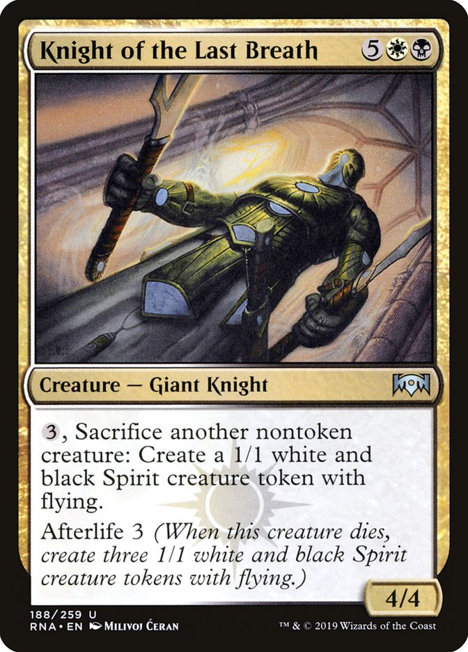 Knight of the Last Breath - Ravnica Allegiance (RNA)