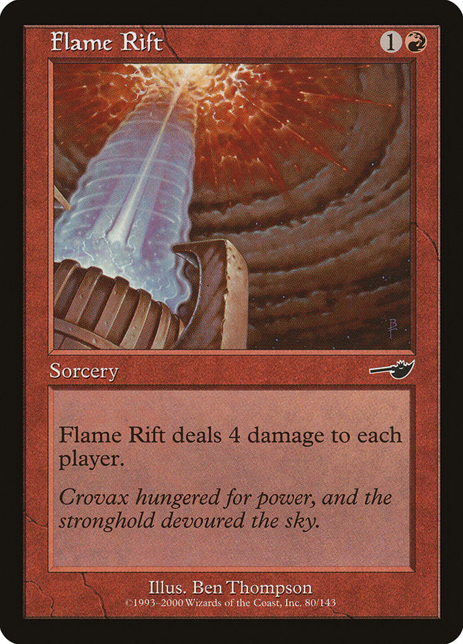 Flame Rift - [Foil] Nemesis (NEM)