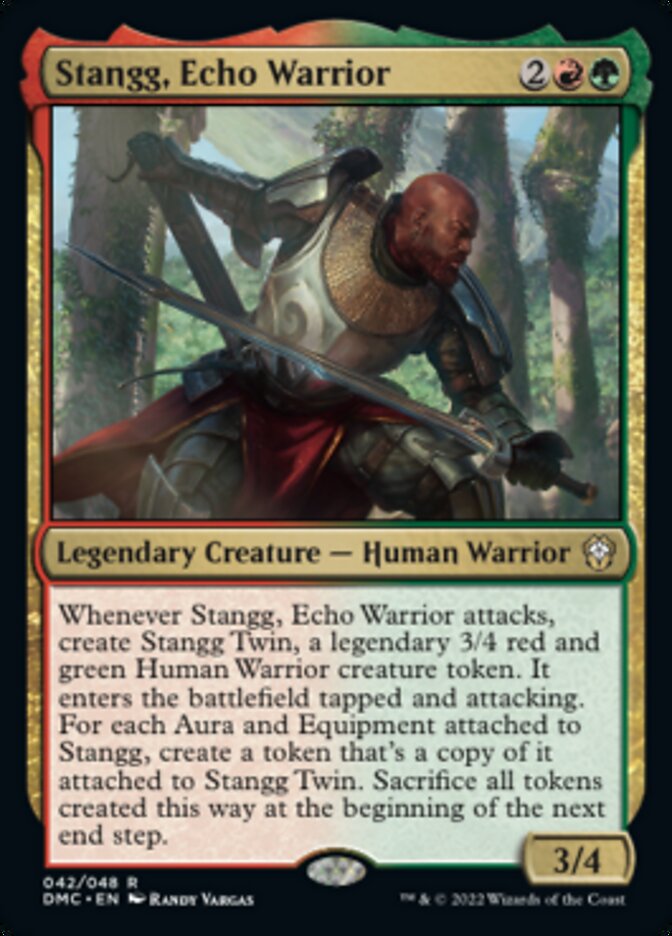 Stangg, Echo Warrior - [Foil] Dominaria United Commander (DMC)