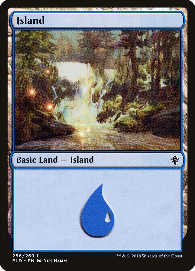 Island - [Foil] Throne of Eldraine (ELD)
