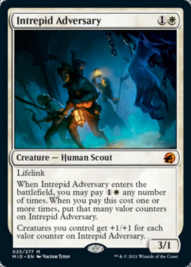 Intrepid Adversary - [Foil] Innistrad: Midnight Hunt (MID)