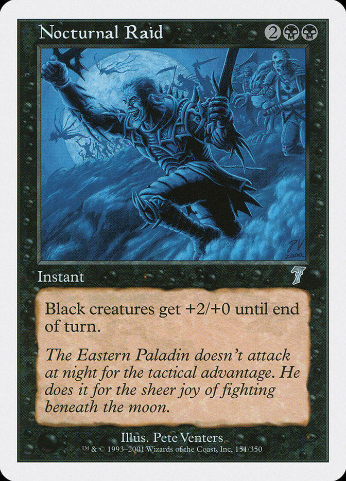 Nocturnal Raid - [Foil] Seventh Edition (7ED)