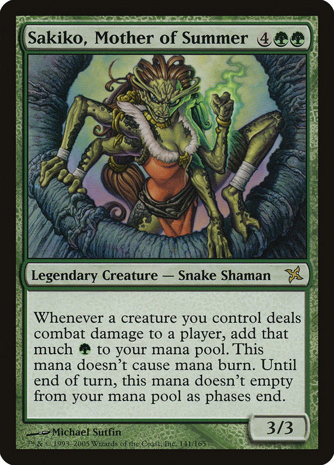 Sakiko, Mother of Summer - [Foil] Betrayers of Kamigawa (BOK)