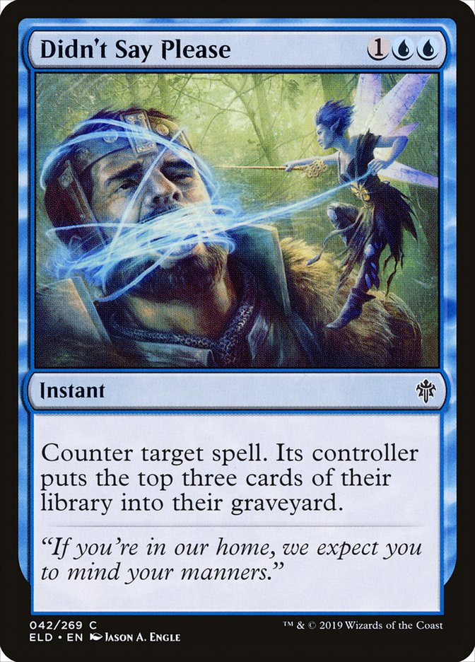 Didn't Say Please - Throne of Eldraine (ELD)