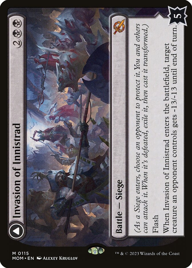 Invasion of Innistrad // Deluge of the Dead - [Foil] March of the Machine (MOM)