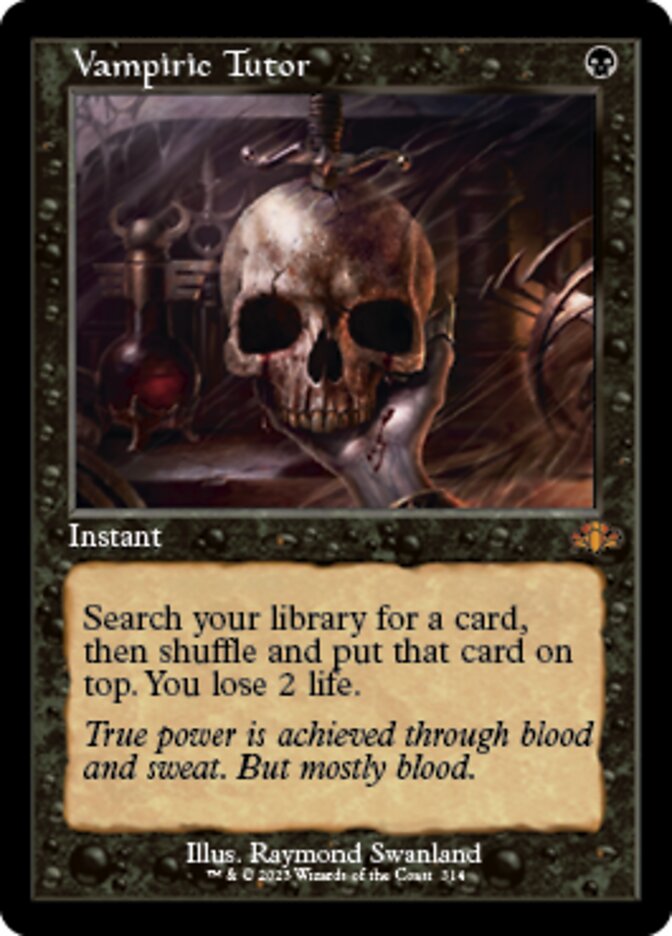 Vampiric Tutor - [Foil, Retro Frame] Dominaria Remastered (DMR)