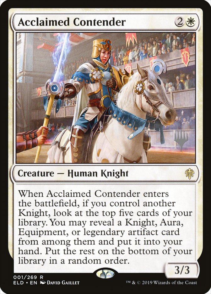 Acclaimed Contender - [Promo] Throne of Eldraine Promos (PELD)