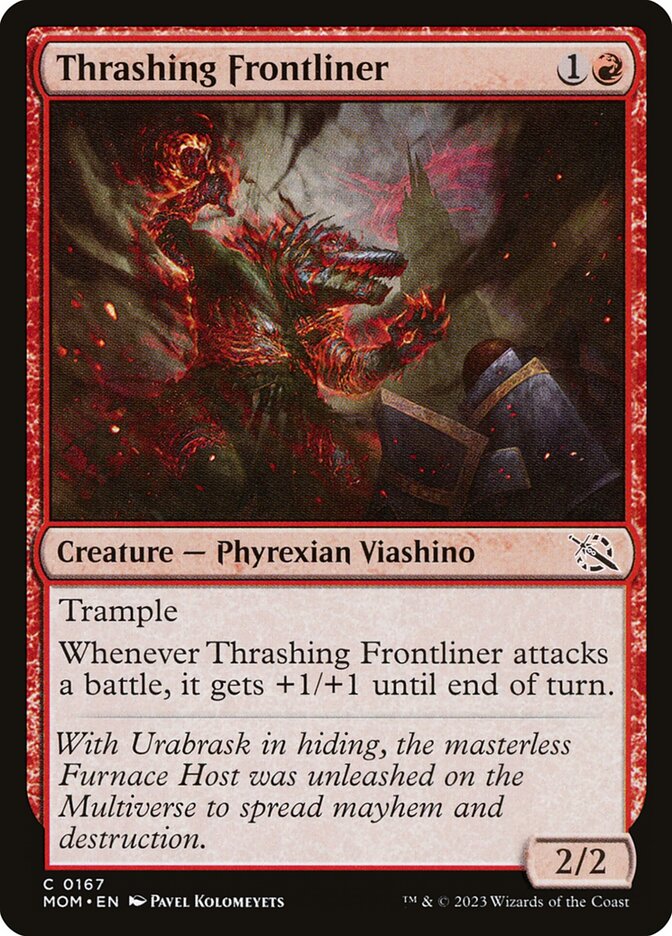 Thrashing Frontliner - [Foil] March of the Machine (MOM)