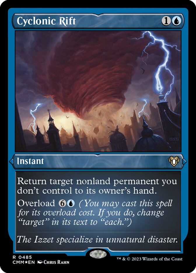 Cyclonic Rift - [Etched Foil] Commander Masters (CMM)