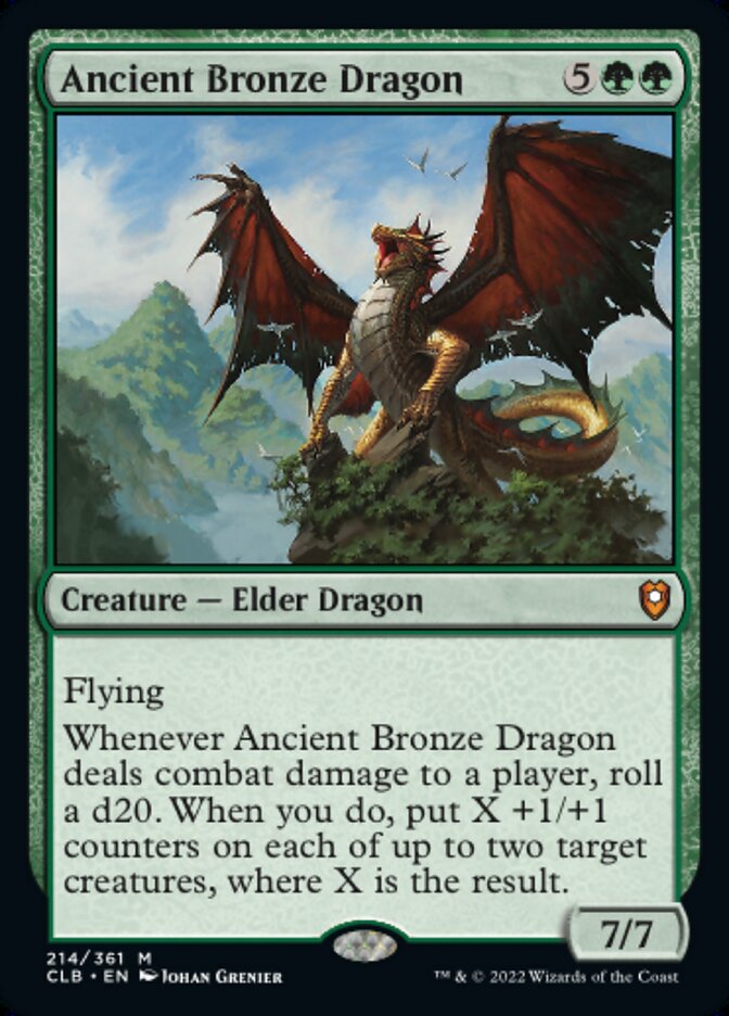 Ancient Bronze Dragon - [Foil] Commander Legends: Battle for Baldur's Gate (CLB)