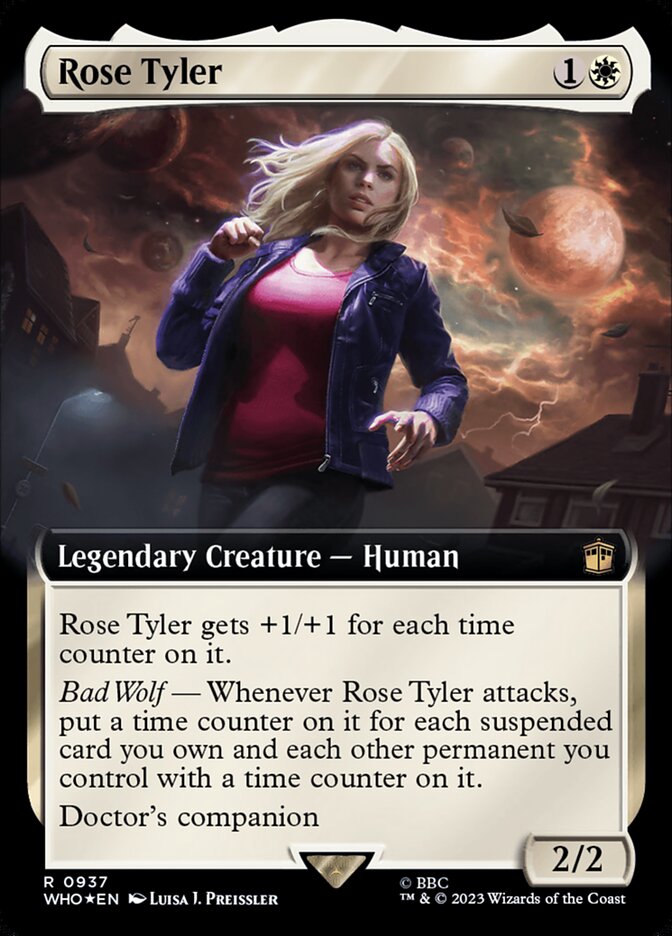 Rose Tyler - [Surge Foil, Extended Art] Doctor Who (WHO)