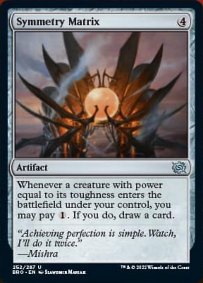 Symmetry Matrix - [Foil] The Brothers' War (BRO)