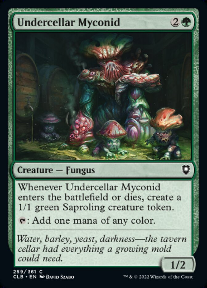 Undercellar Myconid - [Foil] Commander Legends: Battle for Baldur's Gate (CLB)