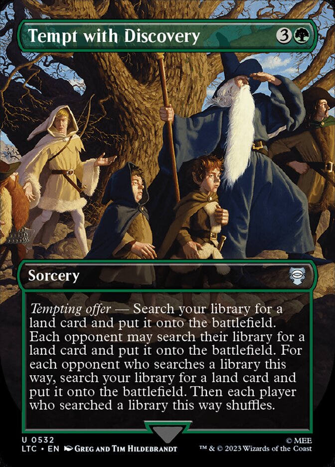 Tempt with Discovery - [Borderless] Tales of Middle-earth Commander (LTC)