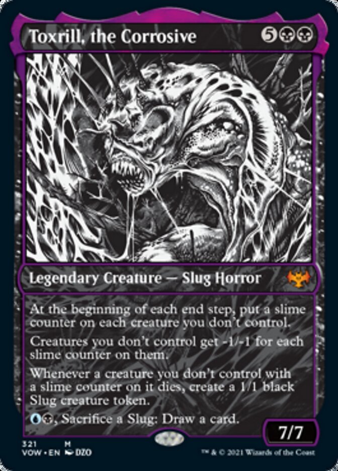 Toxrill, the Corrosive - [Foil, Showcase] Innistrad: Crimson Vow (VOW)