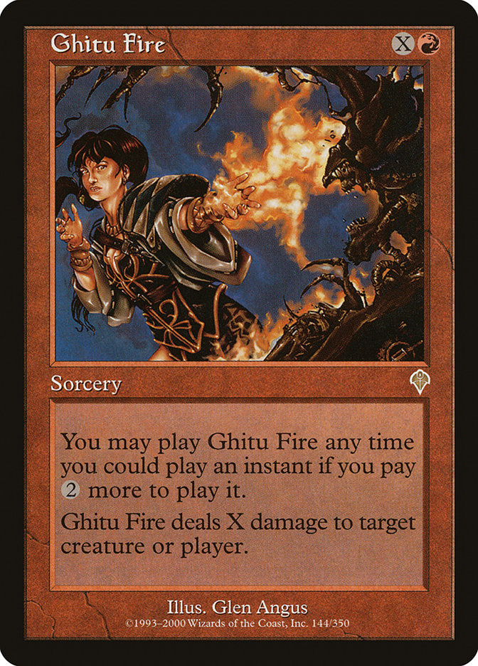 Ghitu Fire - [Foil, Retro Frame] Invasion (INV)