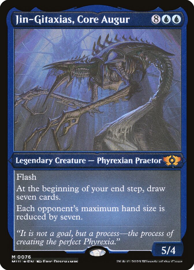 Jin-Gitaxias, Core Augur - [Etched Foil] Multiverse Legends (MUL)