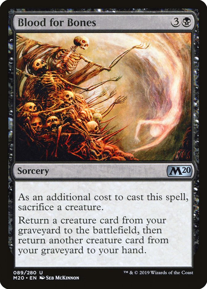Blood for Bones - [Foil] Core Set 2020 (M20)