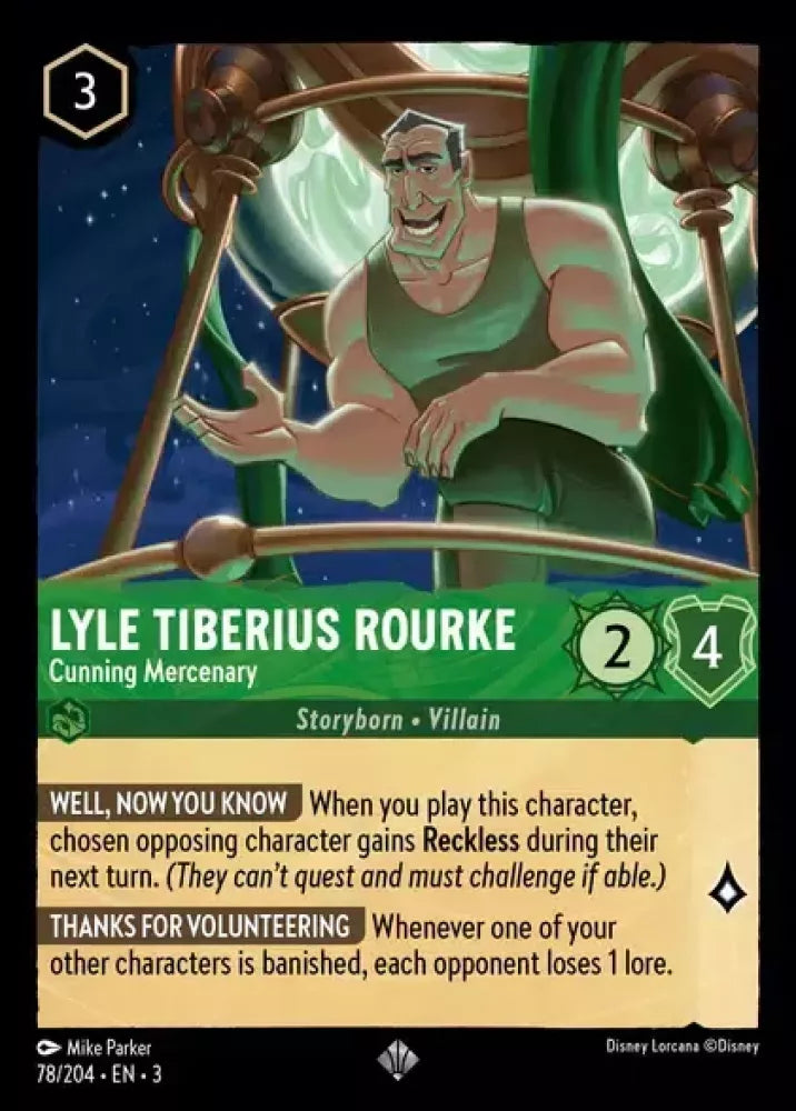 Lyle Tiberius Rourke - Cunning Mercenary - [Foil] Into the Inklands (3)