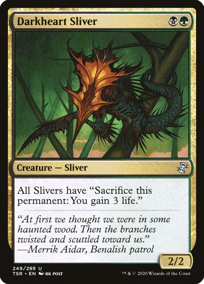 Darkheart Sliver - [Foil] Time Spiral Remastered (TSR)