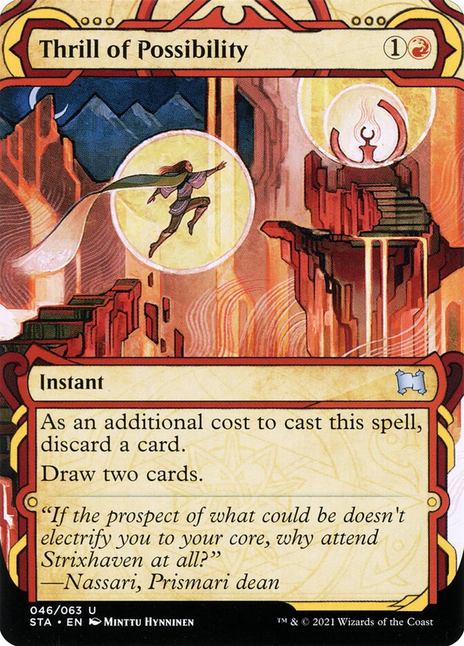 Thrill of Possibility - [Etched] Strixhaven Mystical Archive (STA)