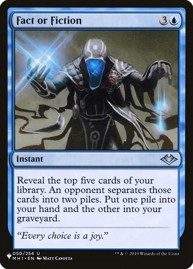 Fact or Fiction - [Foil] The List (PLIST)