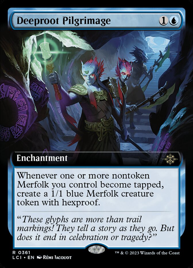 Deeproot Pilgrimage - [Foil, Extended Art] The Lost Caverns of Ixalan (LCI)