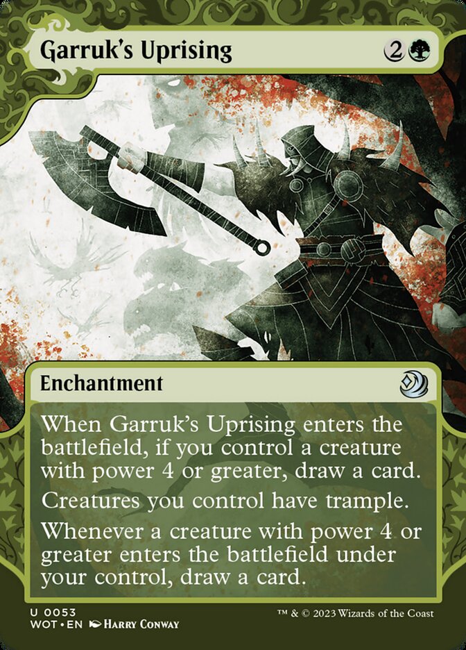Garruk's Uprising - [Showcase] Wilds of Eldraine: Enchanting Tales (WOT)