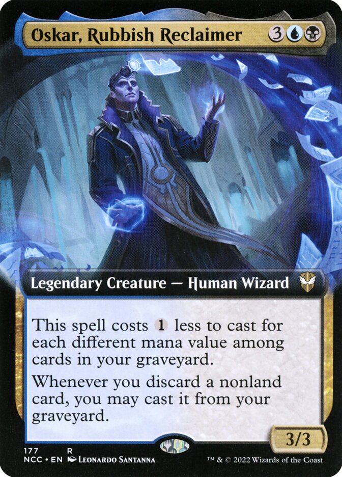 Oskar, Rubbish Reclaimer - [Foil, Extended Art] New Capenna Commander (NCC)