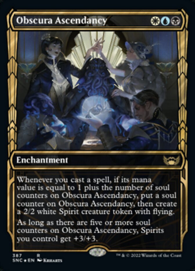 Obscura Ascendancy - [Gilded Foil, Showcase] Streets of New Capenna (SNC)