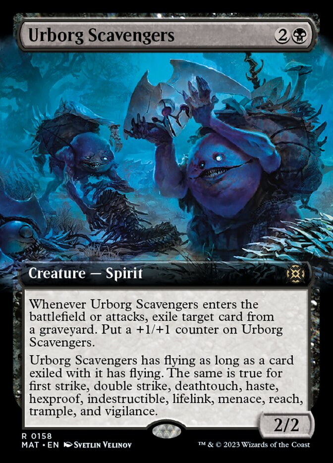 Urborg Scavengers - [Foil, Extended Art] March of the Machine: The Aftermath (MAT)