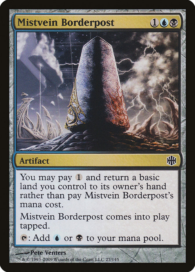 Mistvein Borderpost - [Foil] Alara Reborn (ARB)