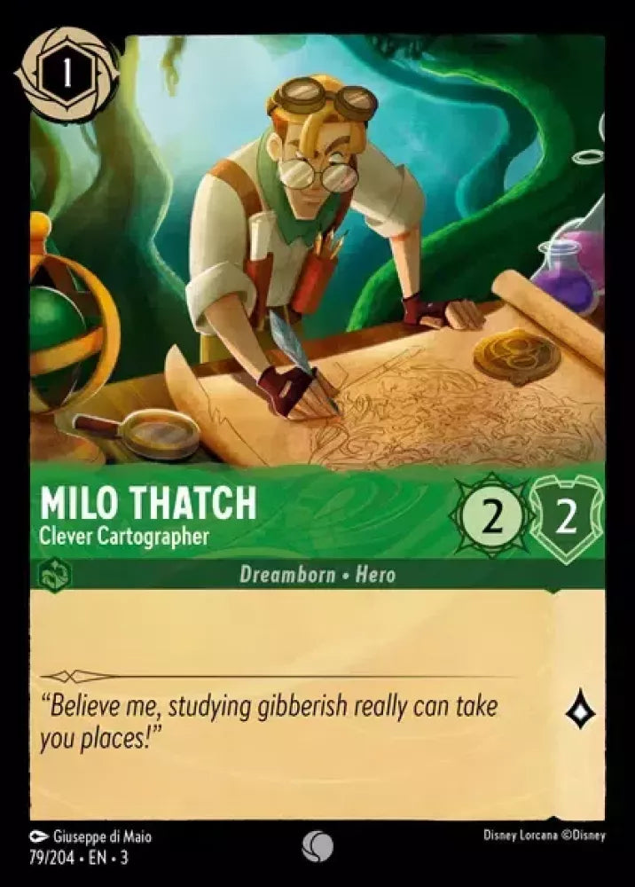 Milo Thatch - Clever Cartographer - [Foil] Into the Inklands (3)