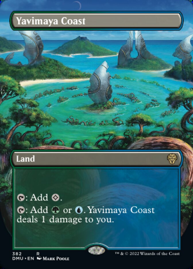 Yavimaya Coast - [Foil, Borderless] Dominaria United (DMU)