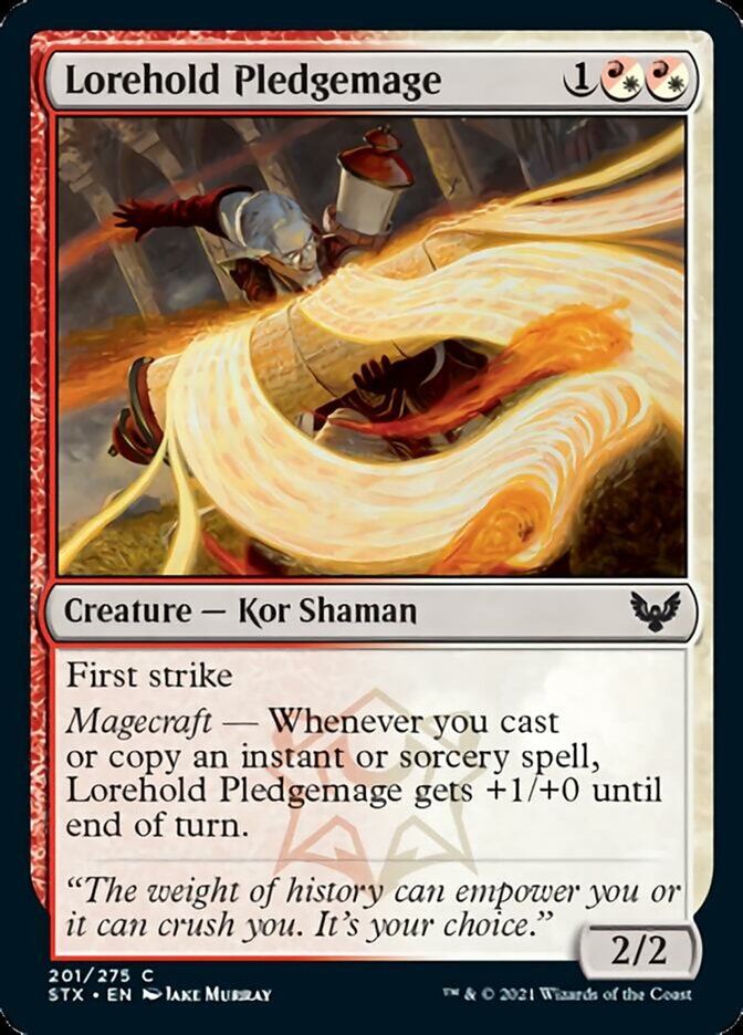 Lorehold Pledgemage - [Foil] Strixhaven: School of Mages (STX)