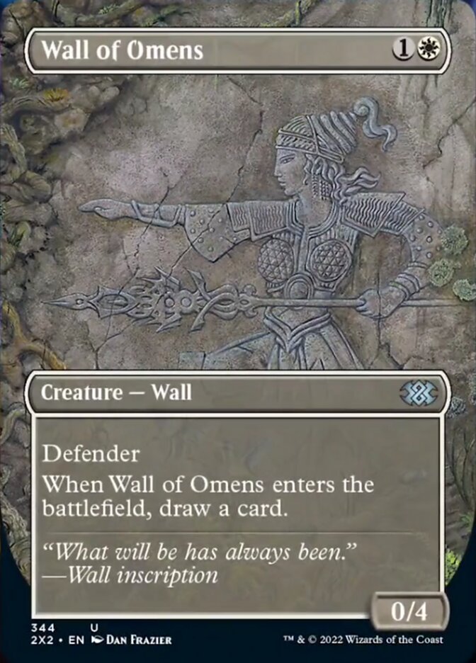 Wall of Omens - [Borderless] Double Masters 2022 (2X2)