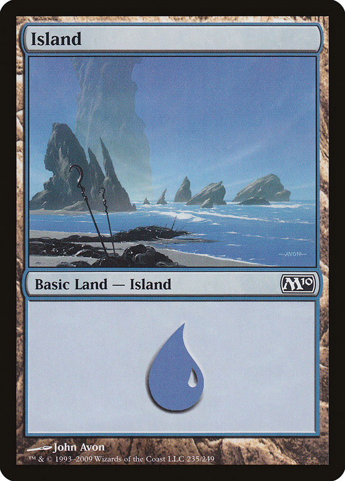 Island (235) - [Foil] Magic 2010 (M10)
