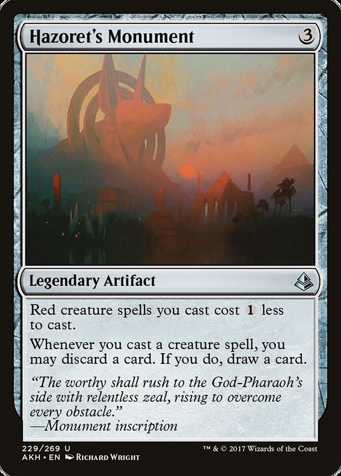 Hazoret's Monument - Amonkhet (AKH)