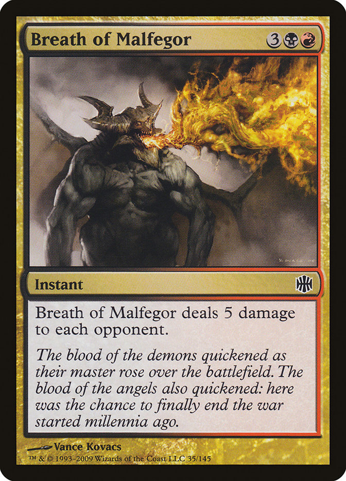 Breath of Malfegor - [Foil] Alara Reborn (ARB)