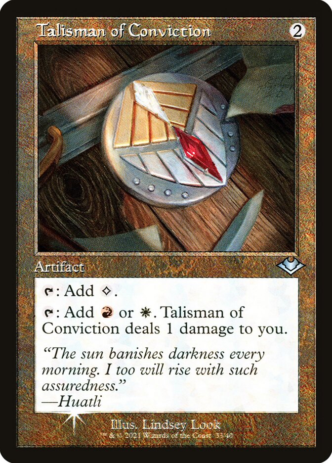 Talisman of Conviction - [Foil, Retro Frame] Modern Horizons 1 Timeshifts (H1R)