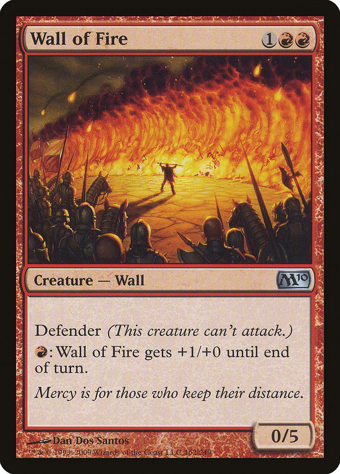 Wall of Fire - [Foil] Magic 2010 (M10)